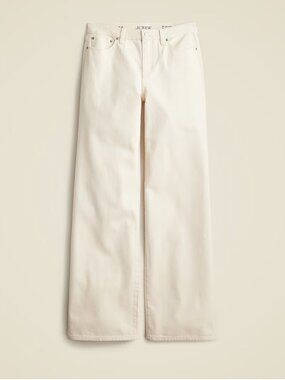 NWT J. Crew ‘84 Low Rise Wide Leg Jeans (Ecru wash) - Size 30